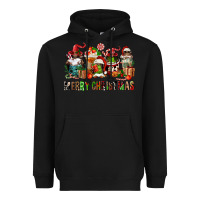 Black merry christmas coffee afro gnomies Heavyweight Hoodie - FaDigitalArtStudio