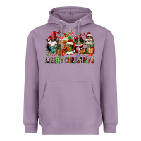 Lavender merry christmas coffee afro gnomies Heavyweight Hoodie - FaDigitalArtStudio