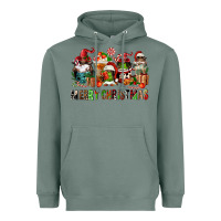 Sage merry christmas coffee afro gnomies Heavyweight Hoodie - FaDigitalArtStudio