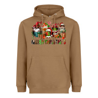 Toasted Coconut merry christmas coffee afro gnomies Heavyweight Hoodie - FaDigitalArtStudio