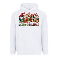 White merry christmas coffee afro gnomies Heavyweight Hoodie - FaDigitalArtStudio