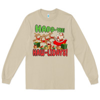 Mushroom happ yee haw lidays Long Sleeve Tee - MaliasSmallBusiness