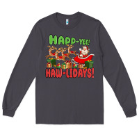 Smoke happ yee haw lidays Long Sleeve Tee - MaliasSmallBusiness