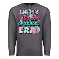 Charcoal Heather in my last day of school era Premium Sweatshirt - JahusDesignShop