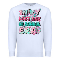 White in my last day of school era Premium Sweatshirt - JahusDesignShop