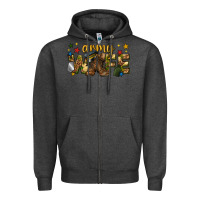 Charcoal Heather army wife western Zipper Hoodie - texasbilliewilder