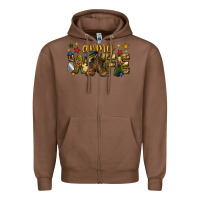 Chestnut army wife western Zipper Hoodie - texasbilliewilder