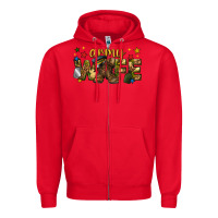 Red army wife western Zipper Hoodie - texasbilliewilder