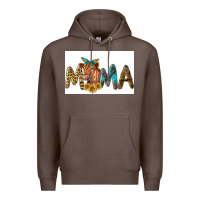 Coffee Western Cow Red Angus Mama Premium Hoodie - LillyAllenDesigns