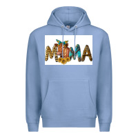 Colony Blue Western Cow Red Angus Mama Premium Hoodie - LillyAllenDesigns