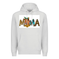 Dove Grey Western Cow Red Angus Mama Premium Hoodie - LillyAllenDesigns