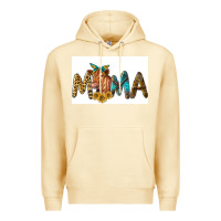 Pina Colada Western Cow Red Angus Mama Premium Hoodie - LillyAllenDesigns