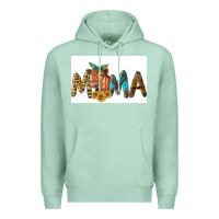 Seafoam Western Cow Red Angus Mama Premium Hoodie - LillyAllenDesigns