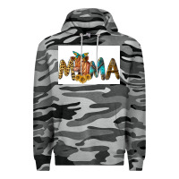 Slate Camo Western Cow Red Angus Mama Premium Hoodie - LillyAllenDesigns