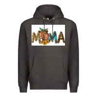 Smoke Western Cow Red Angus Mama Premium Hoodie - LillyAllenDesigns