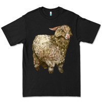 Black Angora Goat Premium Tee - LillyAllenDesigns