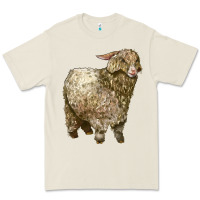 Bone Angora Goat Premium Tee - LillyAllenDesigns