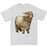 Dove Grey Angora Goat Premium Tee - LillyAllenDesigns