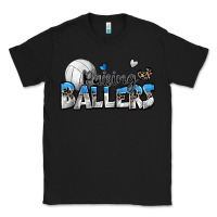 Black raising ballers volleyball Classic Tee - Zillion Design Studio