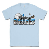 Dusty Blue raising ballers volleyball Classic Tee - Zillion Design Studio