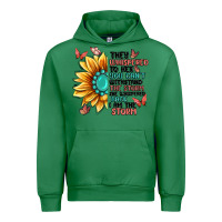 Emerald they whispered to her you can't withstand the stor Urban Hoodie - MaliasSmallBusiness