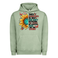 Pigment Oil Green they whispered to her you can't withstand the stor Urban Hoodie - MaliasSmallBusiness