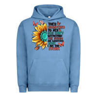 Pigment Pebble Blue they whispered to her you can't withstand the stor Urban Hoodie - MaliasSmallBusiness