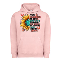 Pigment Salmon they whispered to her you can't withstand the stor Urban Hoodie - MaliasSmallBusiness