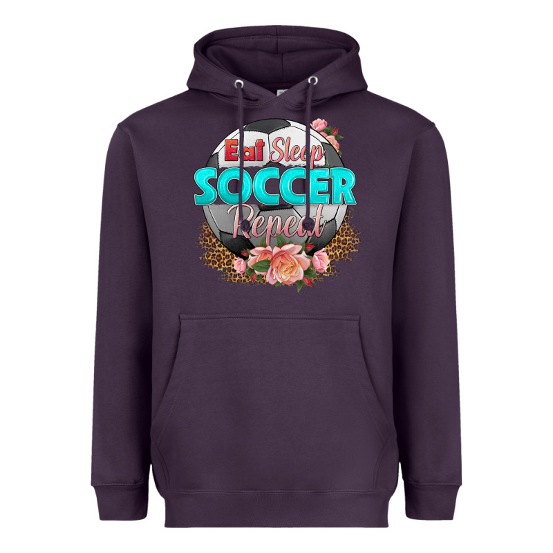 Eat Sleep Soccer Repeat Heavyweight Hoodie by HRA Design Shop | Teevron