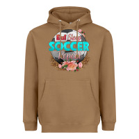 Toasted Coconut eat sleep soccer repeat Heavyweight Hoodie - HRA Design Shop