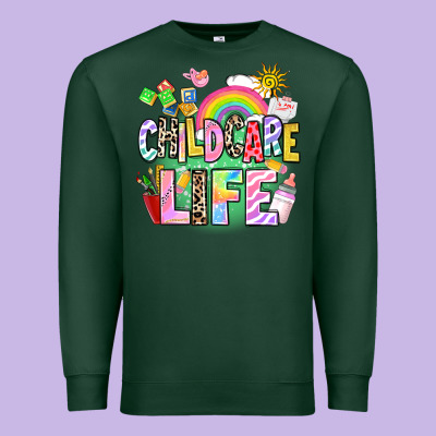 Childcare Life Premium Sweatshirt Designed By Adodesignshop