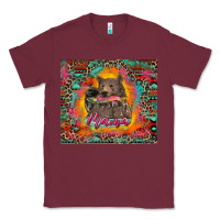 Burgundy mama bear leopard and aztec Classic Tee - RanaPortraitStore