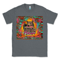 Charcoal Heather mama bear leopard and aztec Classic Tee - RanaPortraitStore