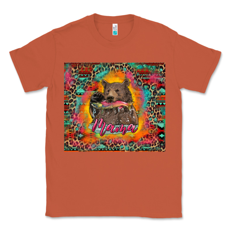 Mama Bear Leopard And Aztec Classic Tee by RanaPortraitStore | Teevron