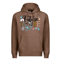 Chestnut Western Future Nurse Premium Hoodie - LillyAllenDesigns