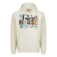 Oatmeal Heather Western Future Nurse Premium Hoodie - LillyAllenDesigns
