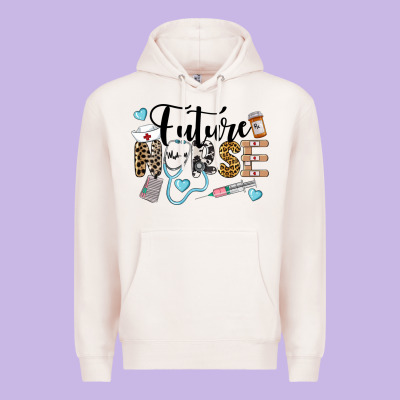 Western Future Nurse Premium Hoodie Designed By Lillyallendesigns