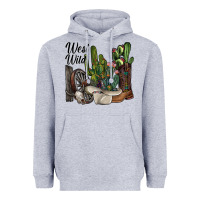 Heather Grey west wild Heavyweight Hoodie - SublimationCraftShop