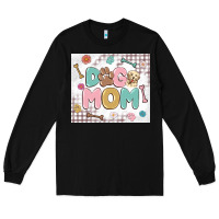 Black dog mom Long Sleeve Tee - MaliasSmallBusiness