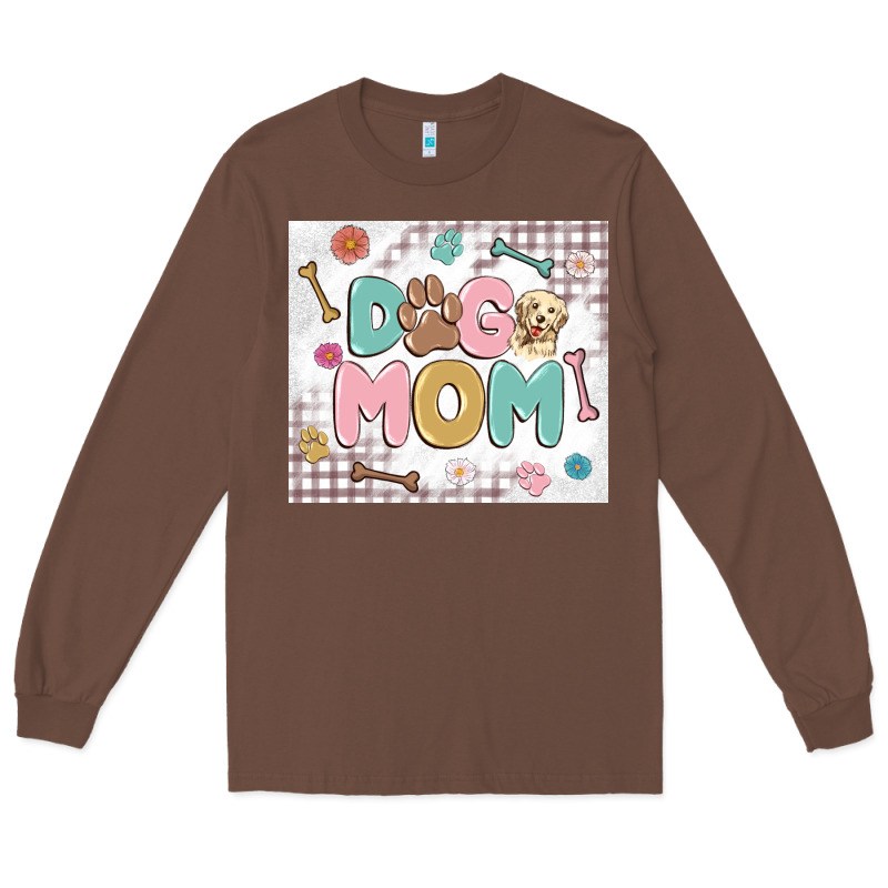 Dog Mom Long Sleeve Tee by MaliasSmallBusiness | Teevron