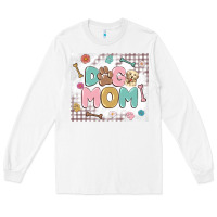 White dog mom Long Sleeve Tee - MaliasSmallBusiness