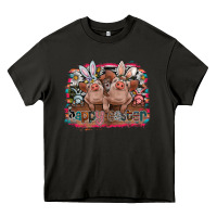 Asphalt Happy Easter Heavy Core Tee - CowhideDigitalArt