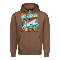 Chestnut merry cruisemas Zipper Hoodie - Zillion Design Studio