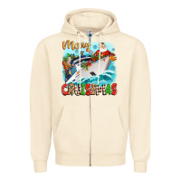Sandshell merry cruisemas Zipper Hoodie - Zillion Design Studio