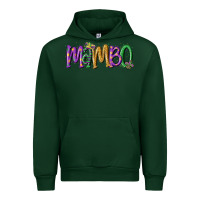 Forest Green mardi gras mambo Urban Hoodie - MaliasSmallBusiness