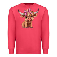 Cardinal cute  heifer Premium Sweatshirt - AdoDesignShop