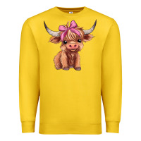 Lemon cute  heifer Premium Sweatshirt - AdoDesignShop
