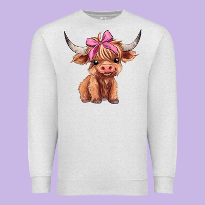 Cute  Heifer Premium Sweatshirt Designed By Adodesignshop