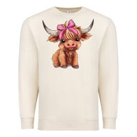 Sandshell cute  heifer Premium Sweatshirt - AdoDesignShop