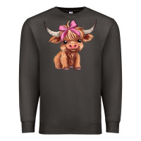 Smoke cute  heifer Premium Sweatshirt - AdoDesignShop
